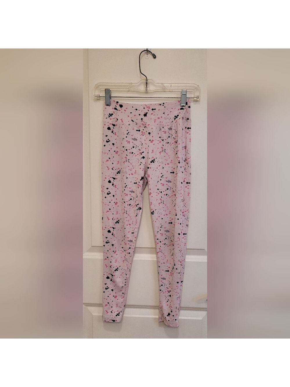 Reebok Lux 2.0 Multi-Colored Speckle Leggings Sz M 10/12